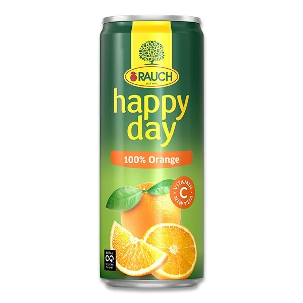 Rauch Happy Day pomeranč 0,33l plech